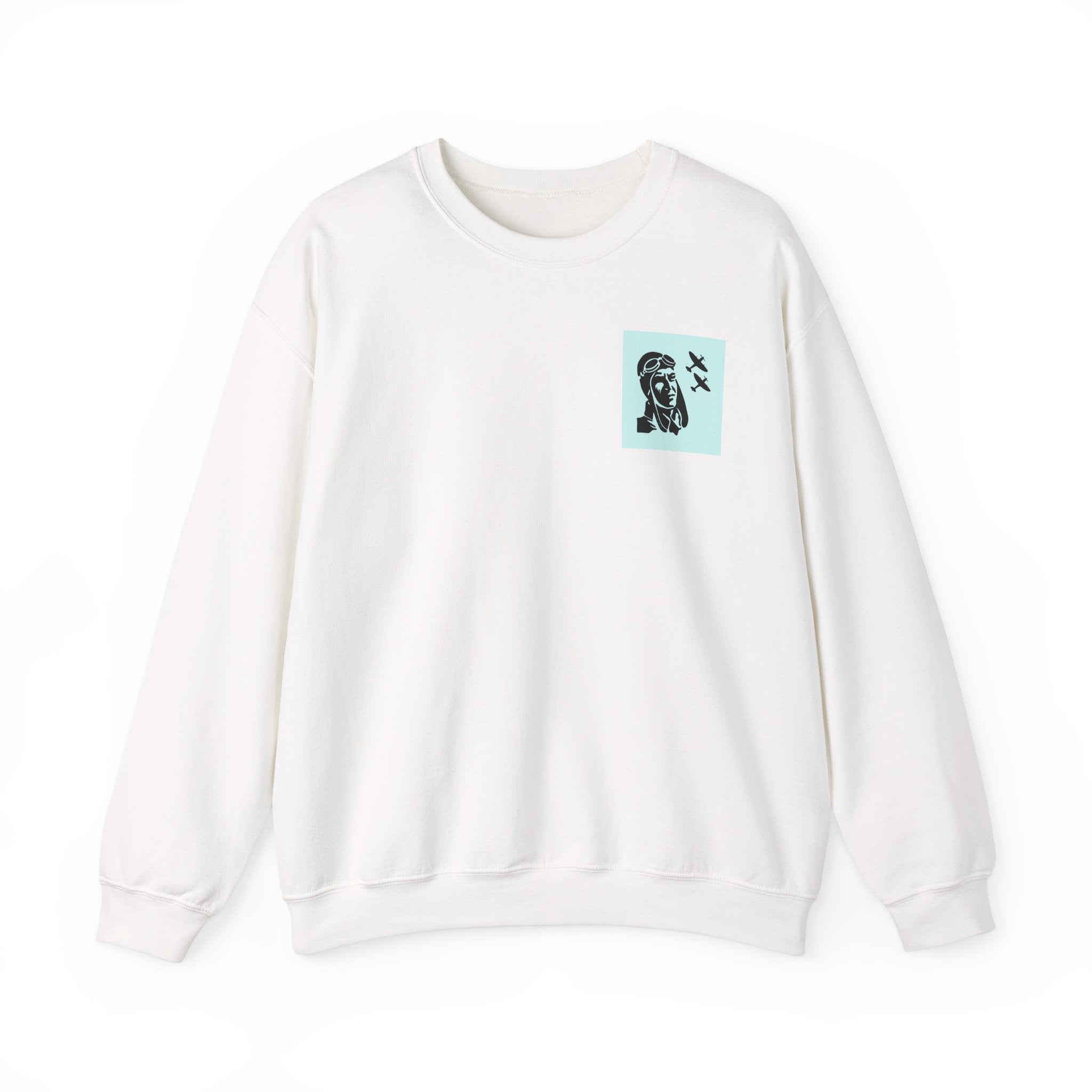 Vintage Aviator Crewneck Sweatshirt - Unisex Heavy Blend