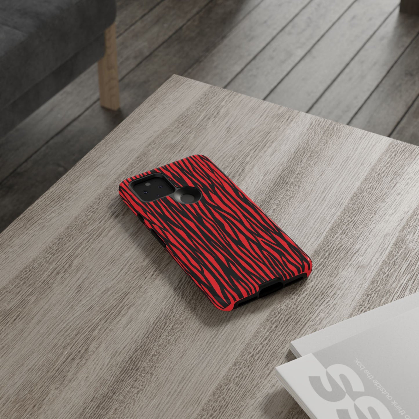 Bold Zebra Print Phone Case - Tough Protection for Trendsetters