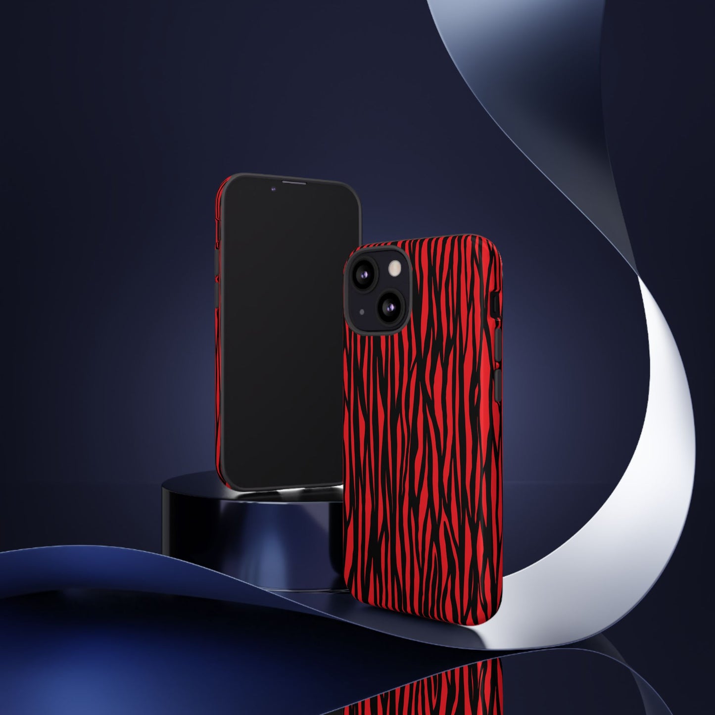 Bold Zebra Print Phone Case - Tough Protection for Trendsetters