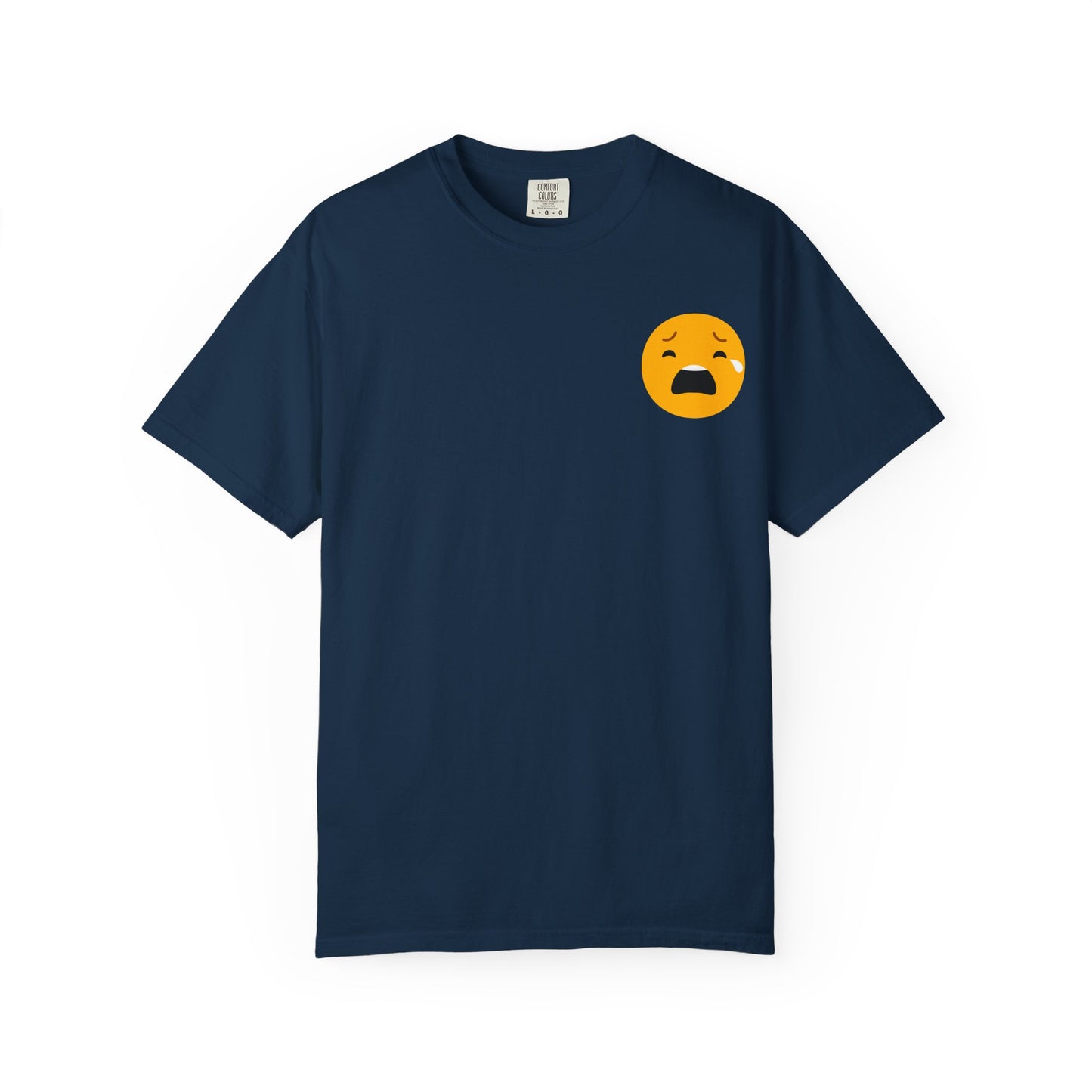 Emotional Support Unisex Tee - Sad Emoji Graphic T-Shirt