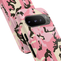 Stylish Pink Camouflage Phone Case – Tough Cases for Trendsetters