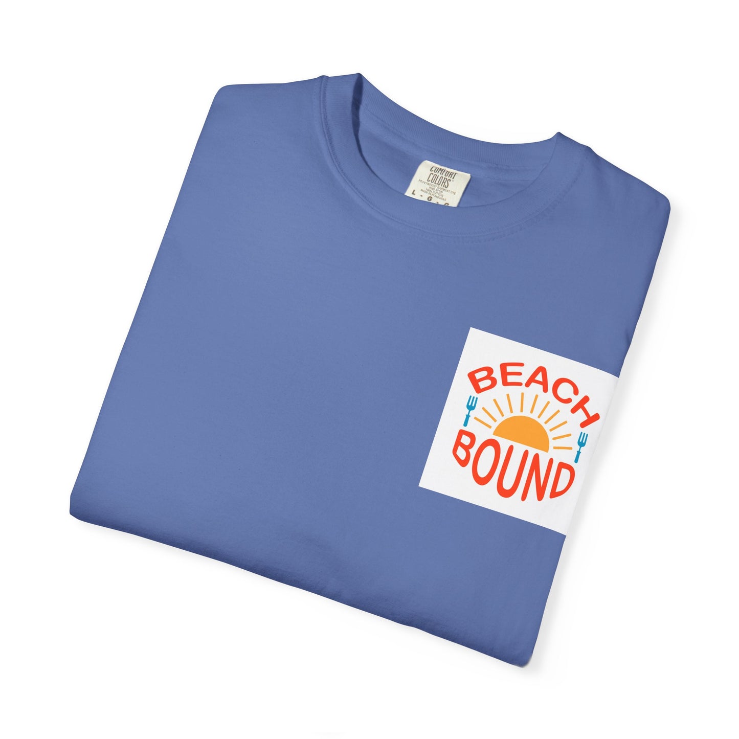 Beach Bound Unisex Garment-Dyed T-Shirt, Summer Vibes, Casual Wear, Beach Trip, Vacation Shirt, Outdoor Activities