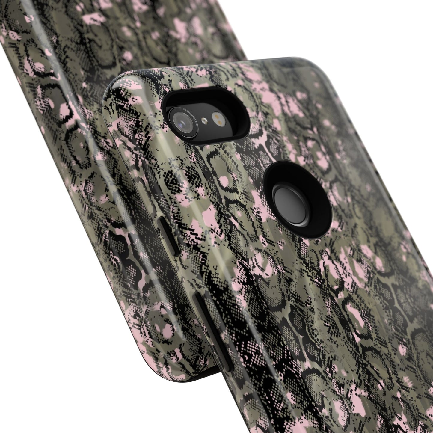 Stylish Snake Print Phone Case for Tough Protection