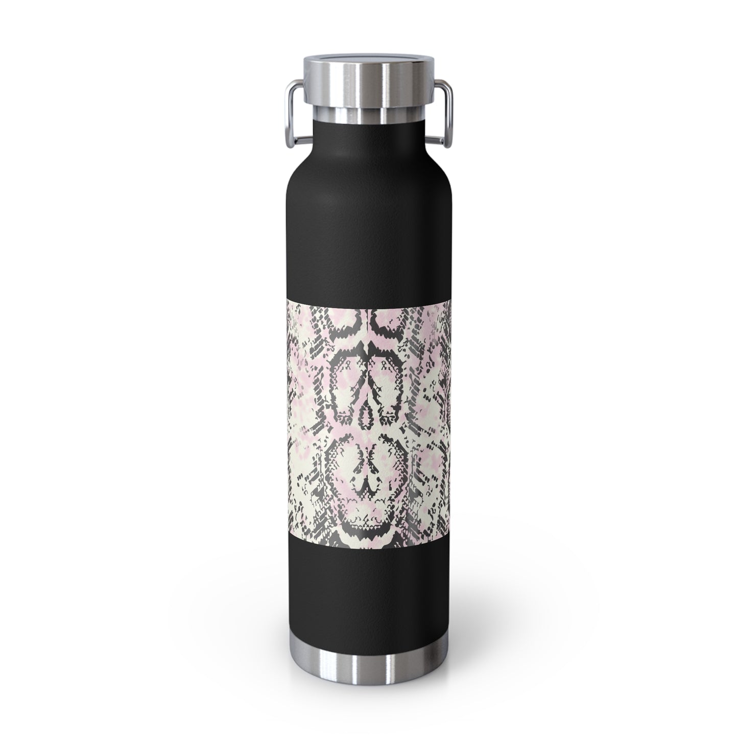 Trendy Snakeskin Insulated Water Bottle - 22oz - Perfect for Travel & Outdoor Adventures