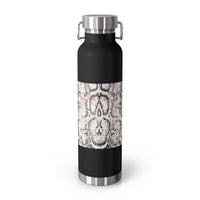 Trendy Snakeskin Insulated Water Bottle - 22oz - Perfect for Travel & Outdoor Adventures