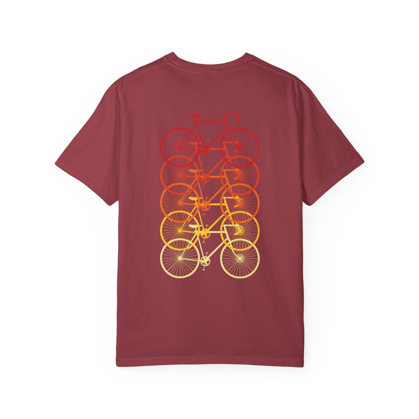 Gradient Bicycle Unisex T-Shirt - Perfect for Cycling Enthusiasts