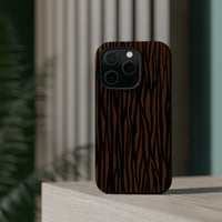 Stylish Magnetic Tough Phone Case - Bold Striped Design