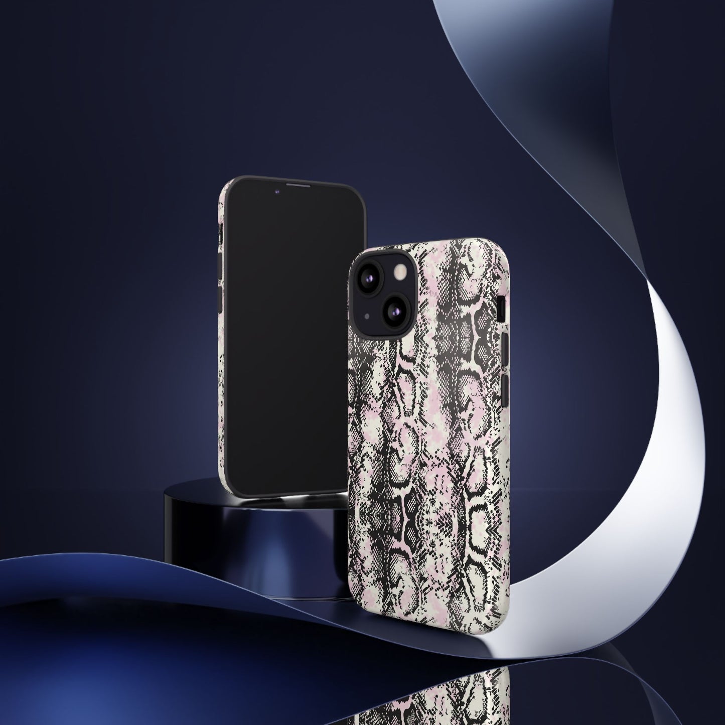 Stylish Snake Print Phone Case - Tough Protection for Trendsetters