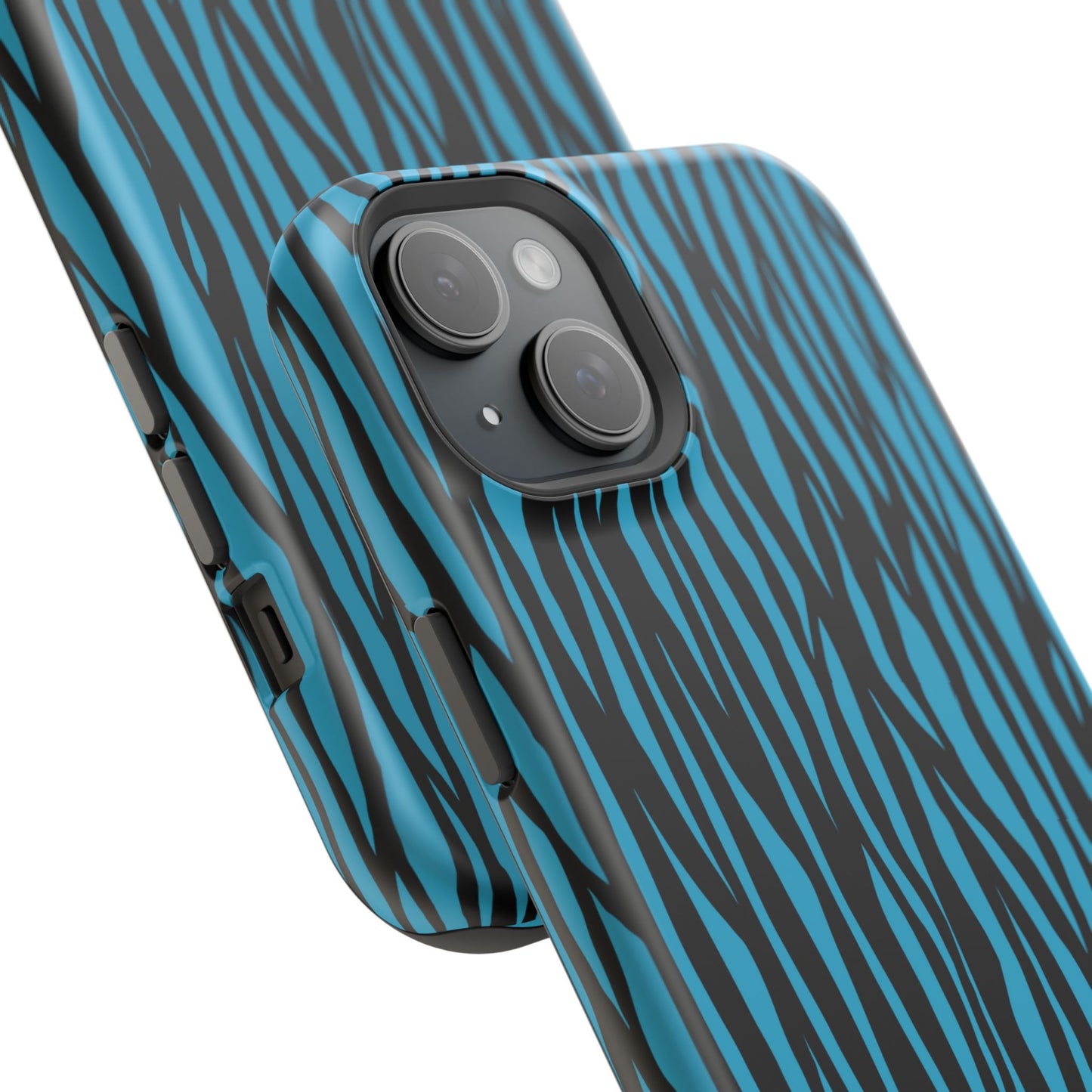 Zebra Print Magnetic Tough Case for iPhone - Durable & Stylish Phone Protection