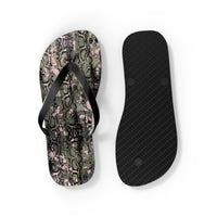 Trendy Pink Camouflage Flip Flops - Stylish Summer Sandals for Casual Wear