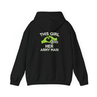 This Girl Loves Her Army Man Hoodie, Military Sweatshirt, Unisex Army Merchandise, Gifts for Military Spouses, Patriotic