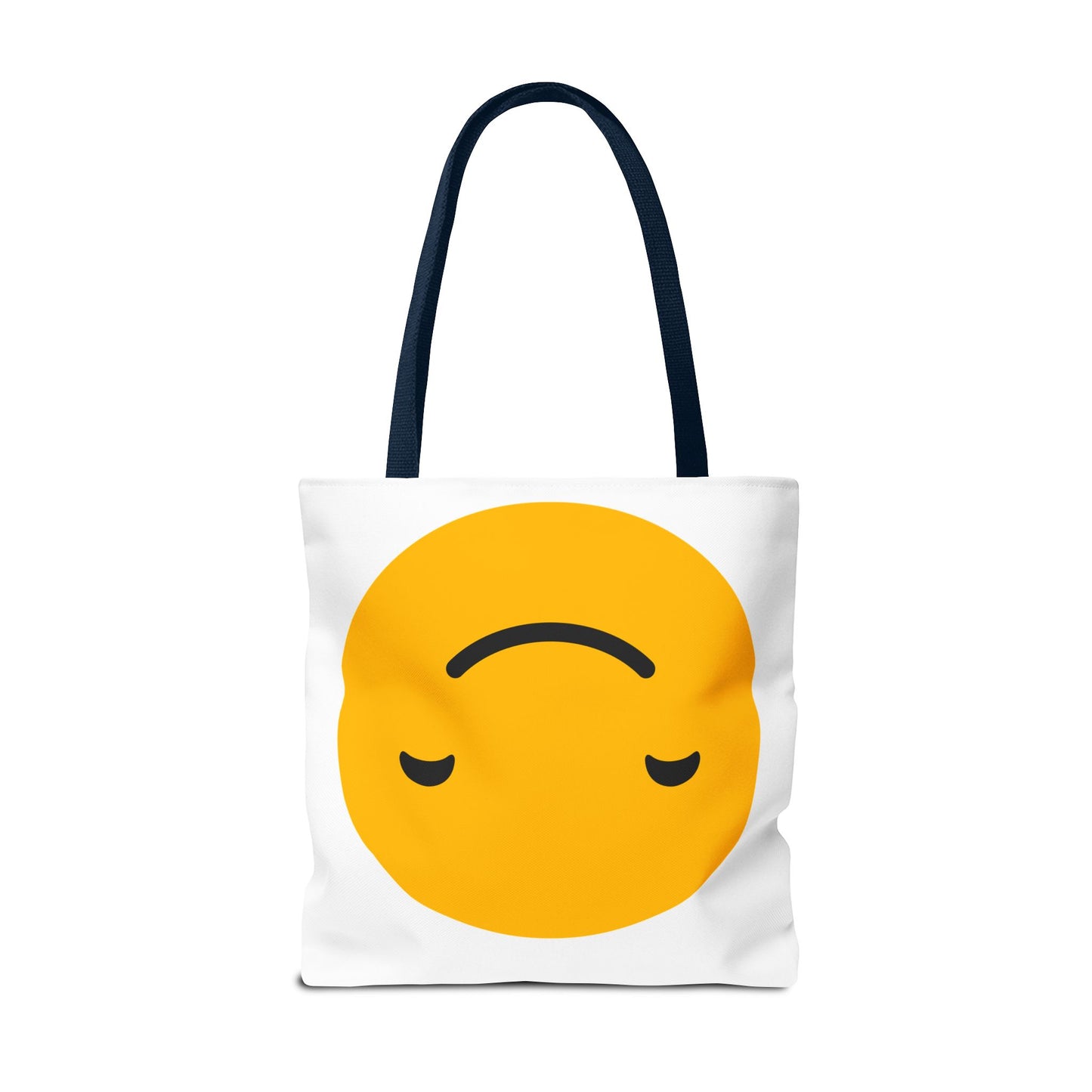 Smile & Frown Reversible Tote Bag - Cute Canvas Bag for Everyday Use
