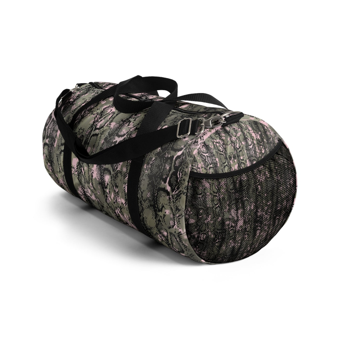 Stylish Snake Print Duffel Bag - Perfect for Gym or Travel