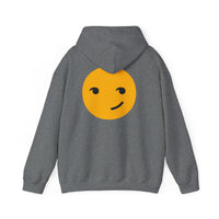 Smiley Face Unisex Heavy Blend Hooded Sweatshirt – Cozy & Playful Comfort for All Occasions