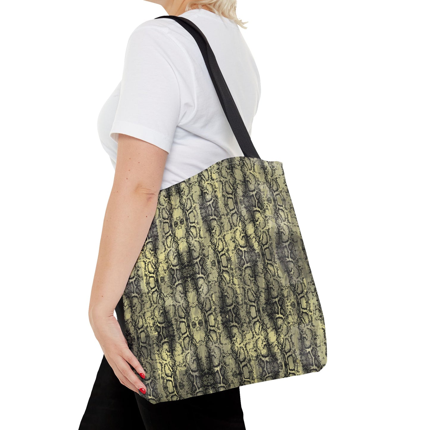 Stylish Snake Print Tote Bag – Eco-Friendly, Perfect for Everyday Use