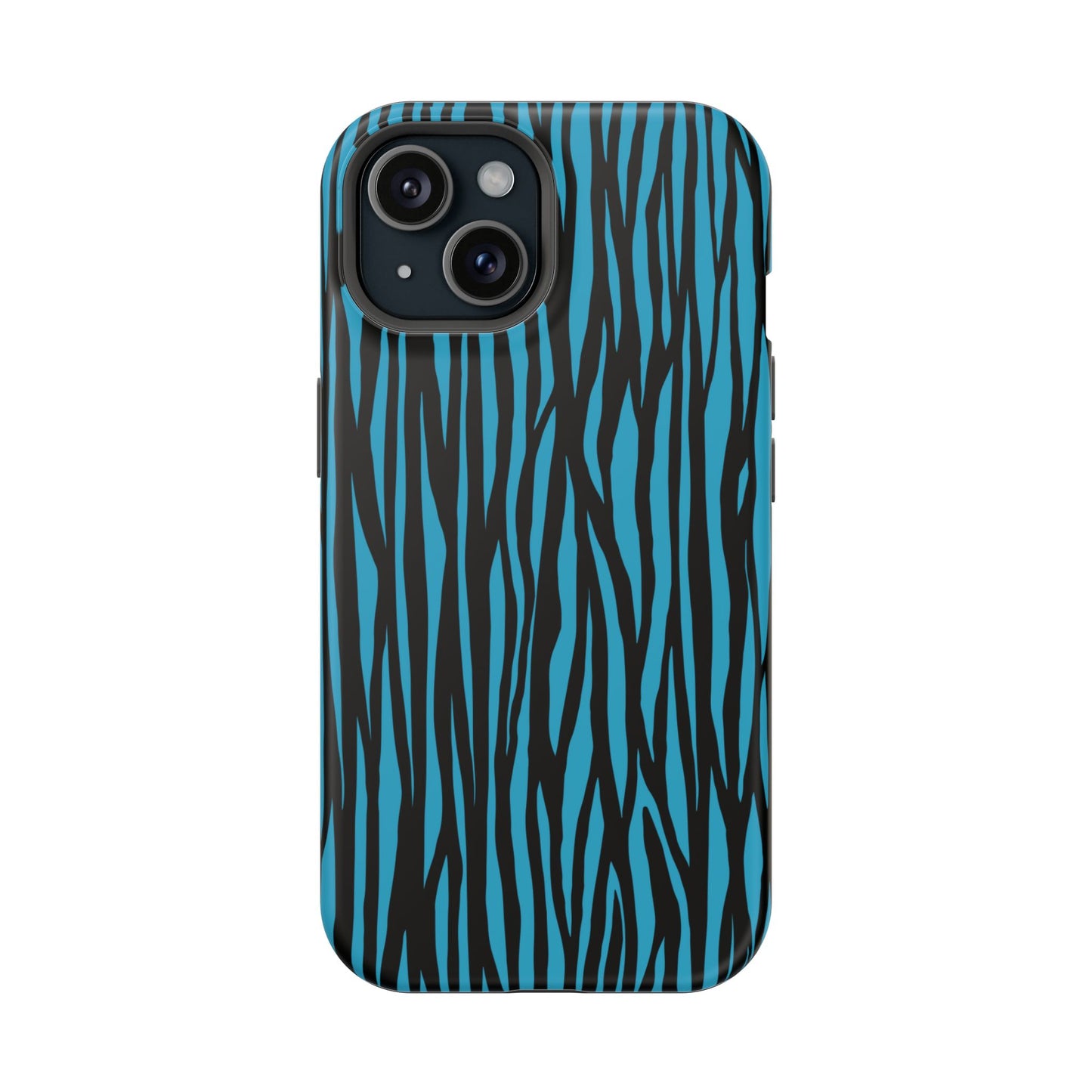 Zebra Print Magnetic Tough Case for iPhone - Durable & Stylish Phone Protection
