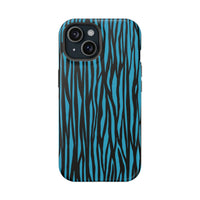 Zebra Print Magnetic Tough Case for iPhone - Durable & Stylish Phone Protection