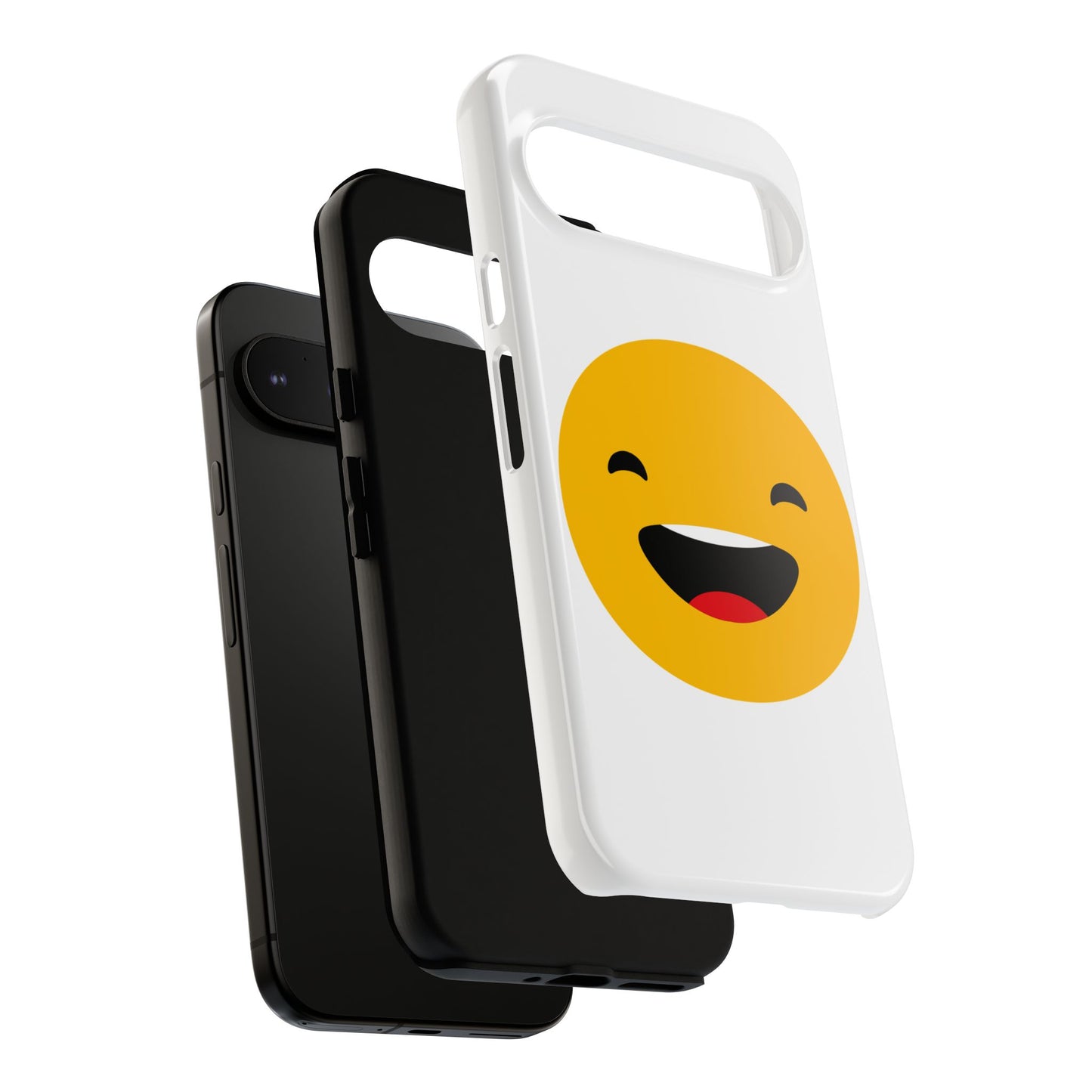 Happy Face Tough Phone Case - Durable Protection with Smile Design