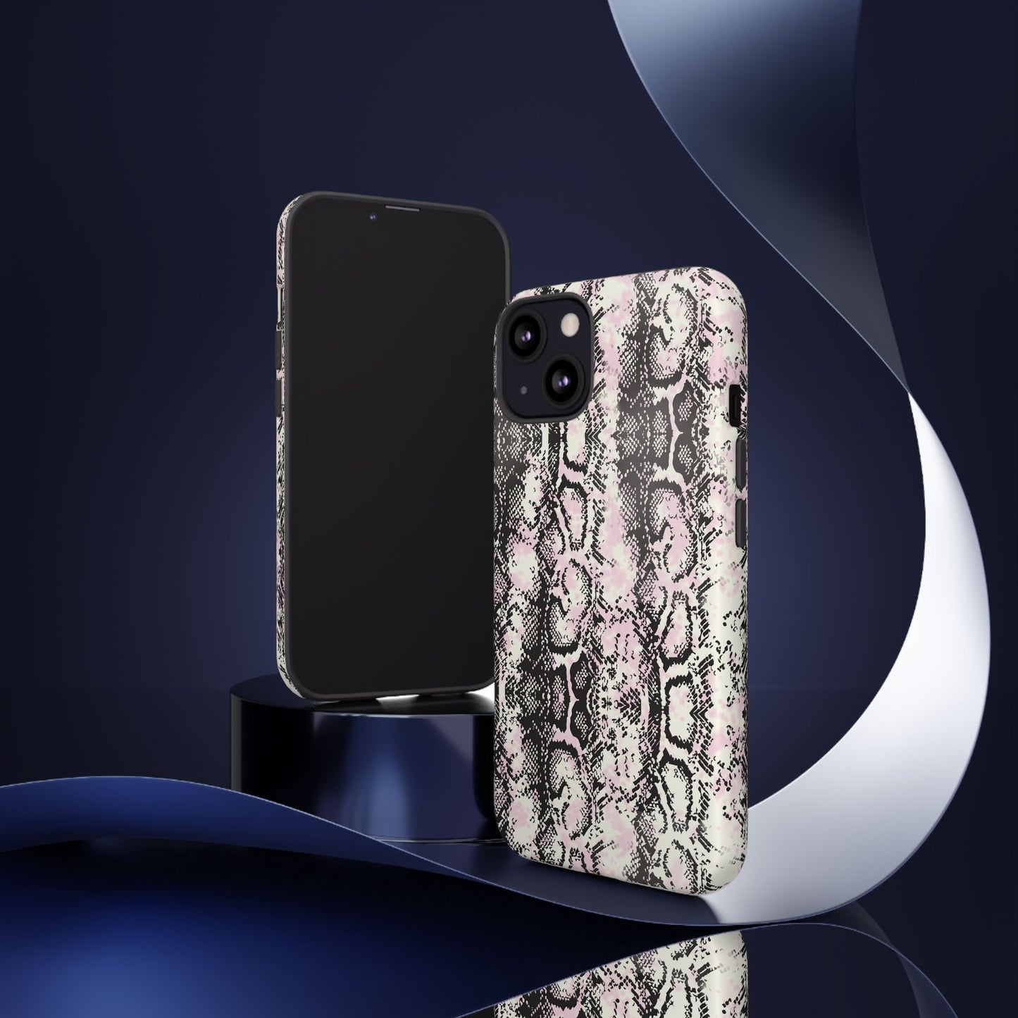 Stylish Snake Print Phone Case – Trendy Design, Tough Protection  Make a bold fashion statement while keeping your phone safe with this sleek and durable snake print case.