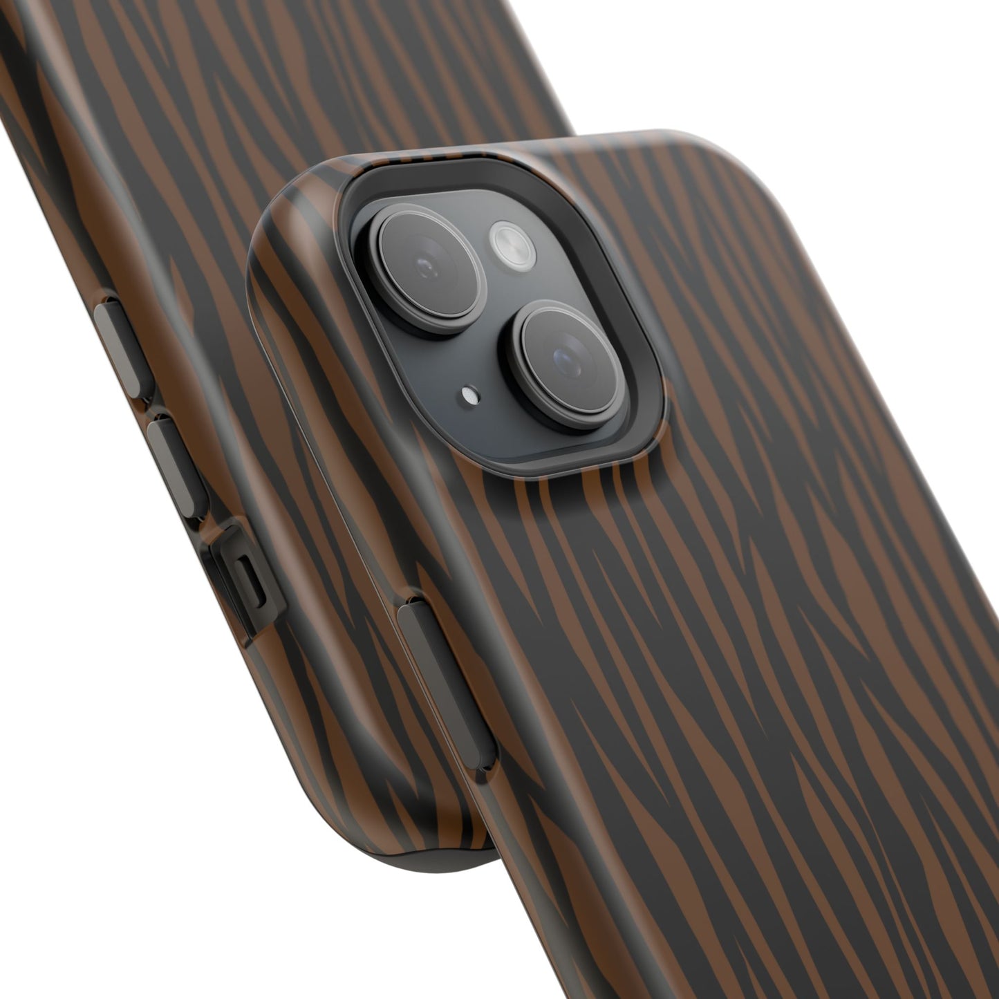 Stylish Magnetic Tough Phone Case - Bold Striped Design