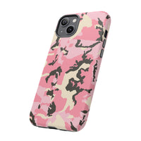 Stylish Pink Camouflage Phone Case – Tough Cases for Trendsetters