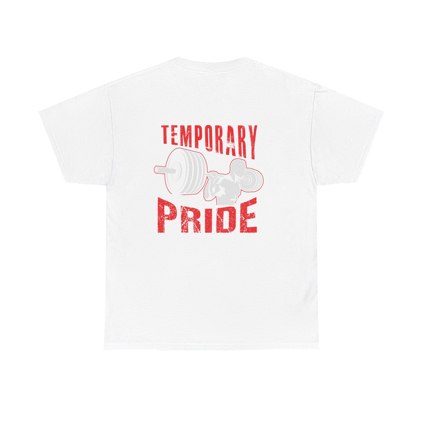 Temporary Pride Unisex Cotton Tee, Fitness Shirt, Apparel, Workout Top,  Gift, Celebration Tee