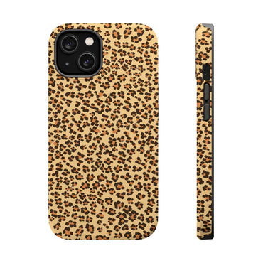 Leopard Print Magnetic Tough Case for iPhone – Bold Style, Rugged Protection  Make a fierce statement while keeping your iPhone safe with this stylish and durable magnetic tough case featuring a trendy leopard print design.