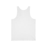 Unisex Jersey Tank - Howling Dog & Birds Design