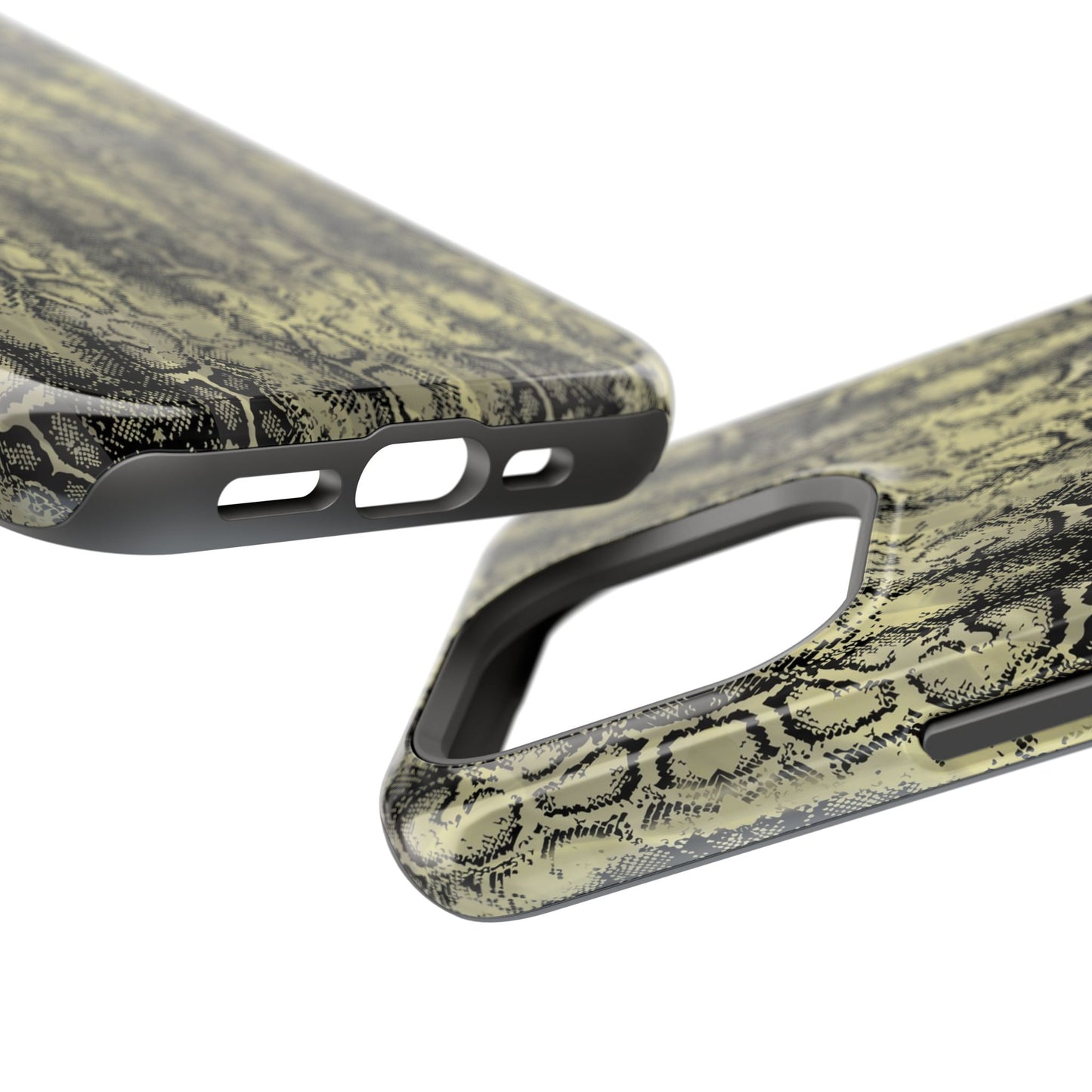 Stylish Snake Skin Magnetic Tough Case - Durable Protection for Your Phone