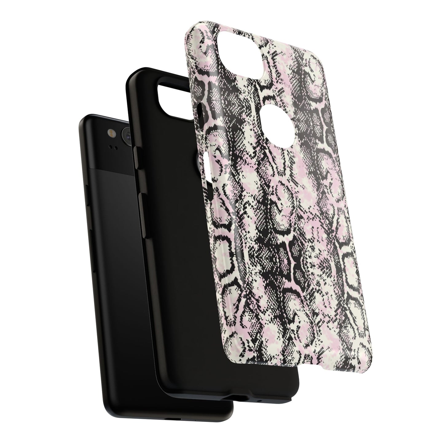 Stylish Snake Print Phone Case - Tough Protection for Trendsetters