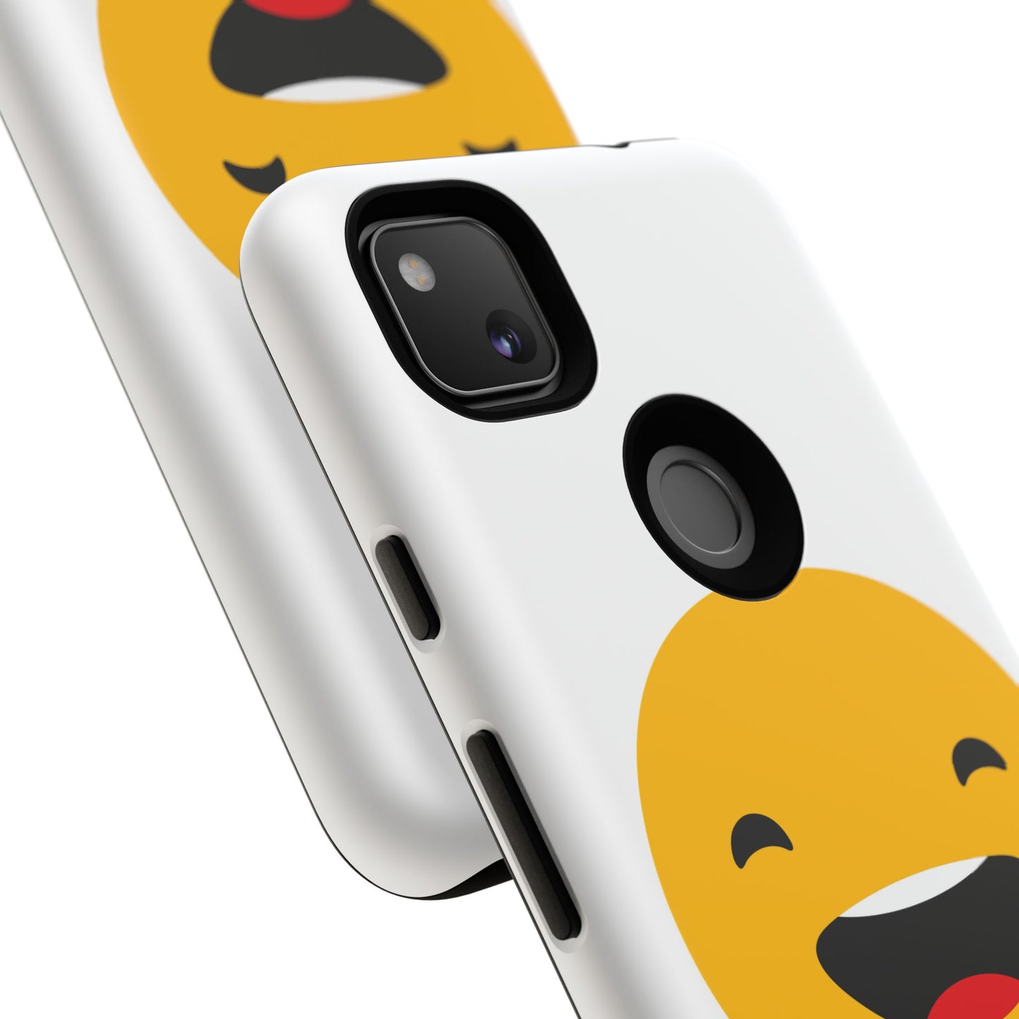 Happy Face Tough Phone Case - Durable Protection with Smile Design