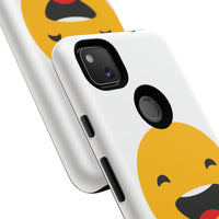 Happy Face Tough Phone Case - Durable Protection with Smile Design