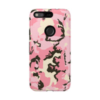 Stylish Tough Phone Case – Pink Camo Design for Bold Protection  Make a statement while keeping your phone safe with this eye-catching pink camouflage case that blends fashion with durability.