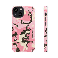 Stylish Tough Phone Case – Pink Camo Design for Bold Protection  Make a statement while keeping your phone safe with this eye-catching pink camouflage case that blends fashion with durability.