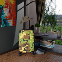Camo Pattern Suitcase - Stylish Travel Luggage for Adventurers