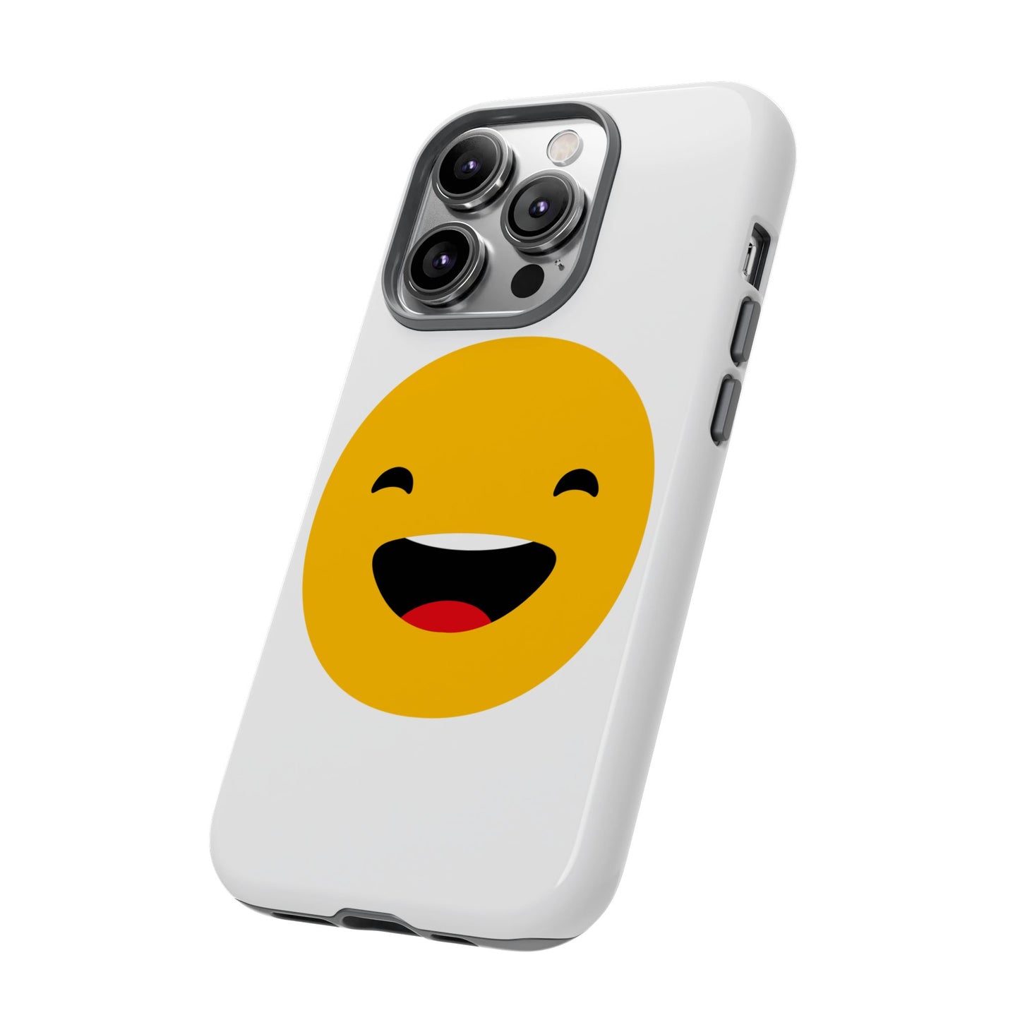 Happy Face Tough Phone Case - Durable Protection with Smile Design