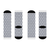 Whimsical Patterned Cushioned Crew Socks - Stylish & Comfortable Everyday Wear