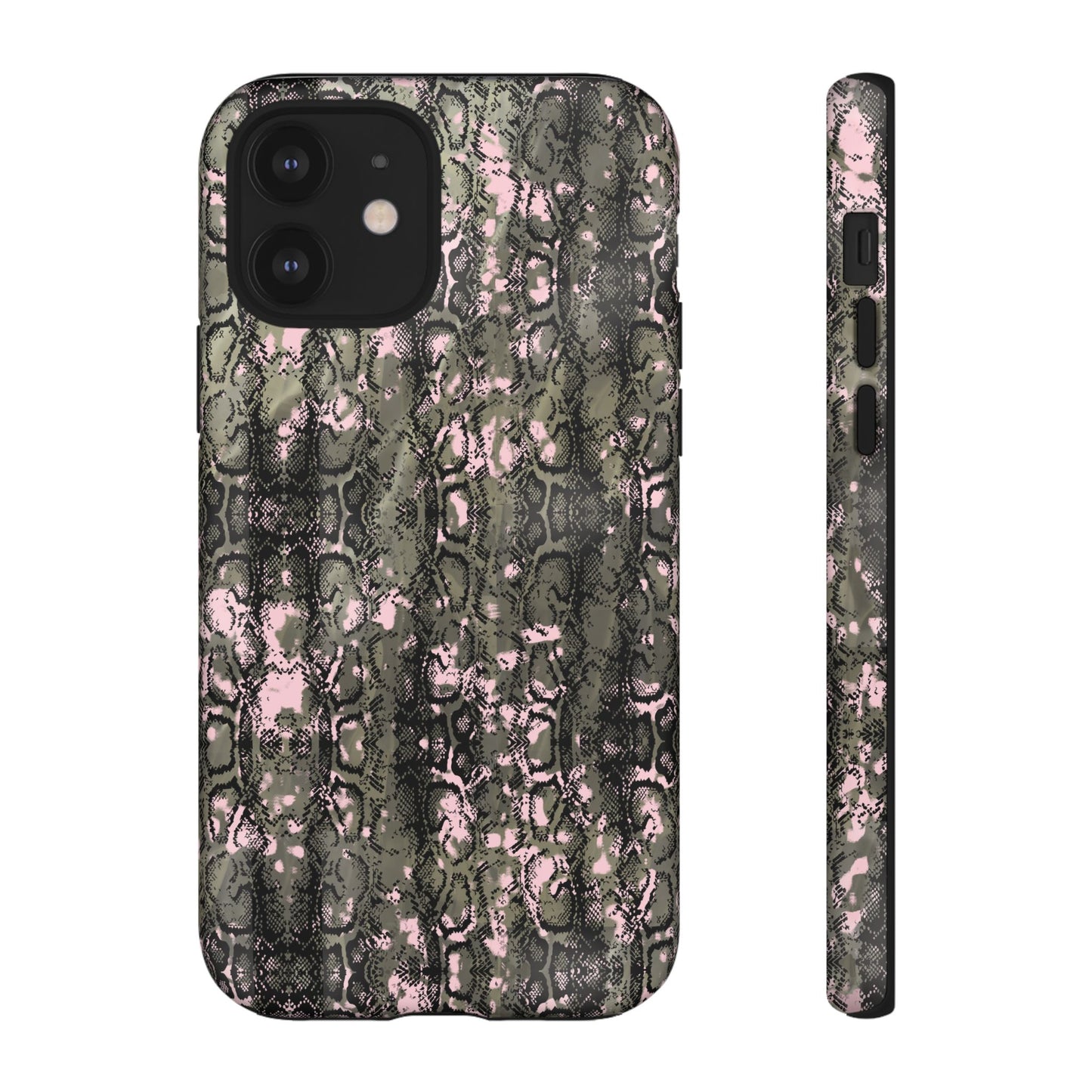 Camo Snake Pattern Phone Case – Rugged Protection Meets Bold Style  Turn heads while protecting your phone with this fierce camo snake pattern case—where urban edge meets outdoor grit.