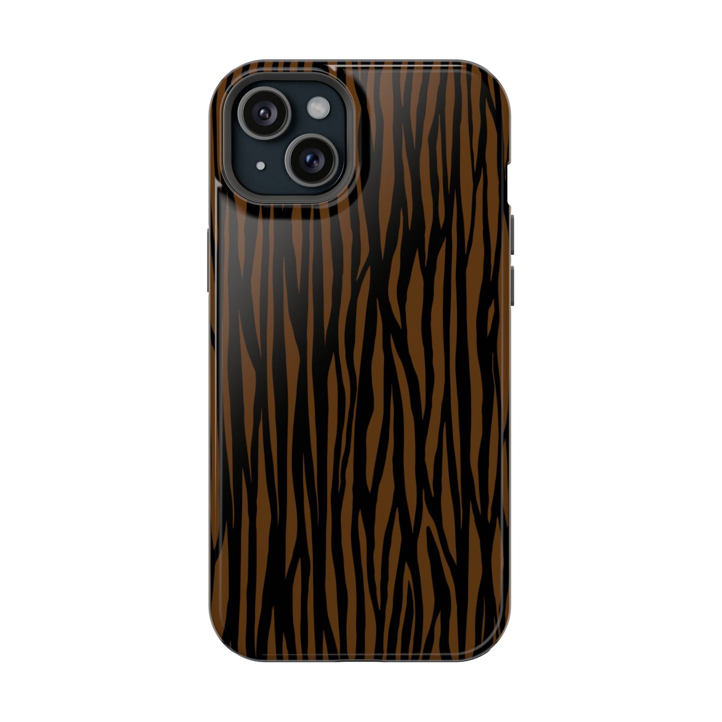 Stylish Magnetic Tough Phone Case - Bold Striped Design