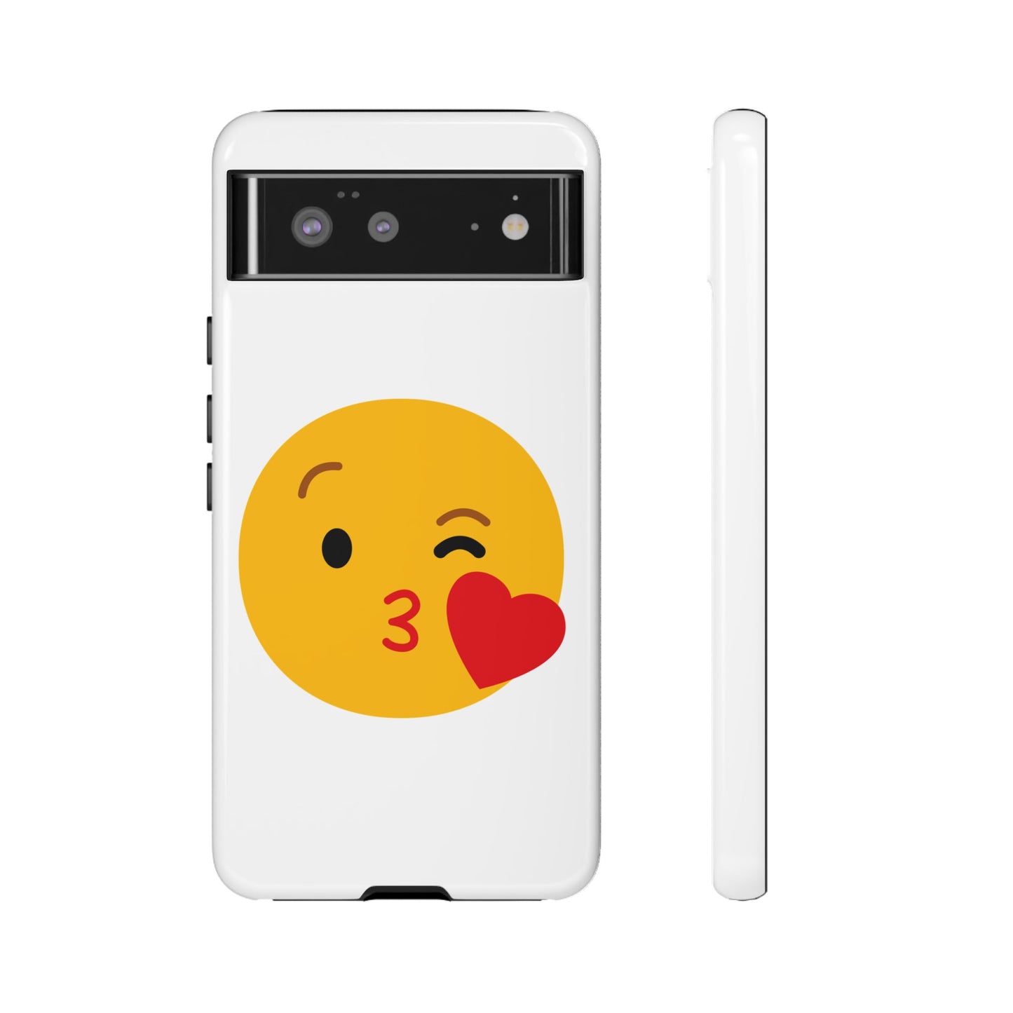 Cute Emoji Phone Case - Kissy Face Design for Stylish Protection