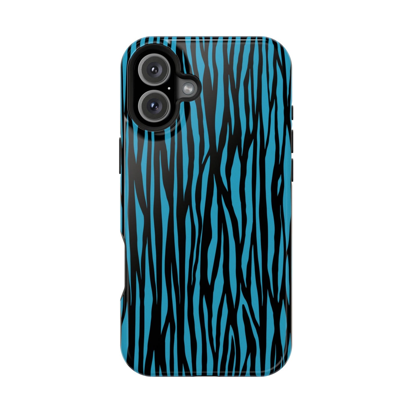 Zebra Print Magnetic Tough Case for iPhone - Durable & Stylish Phone Protection