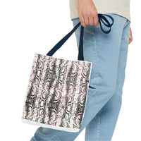Elegant Python Print Tote Bag - Stylish and Trendy Carryall for Everyday Use