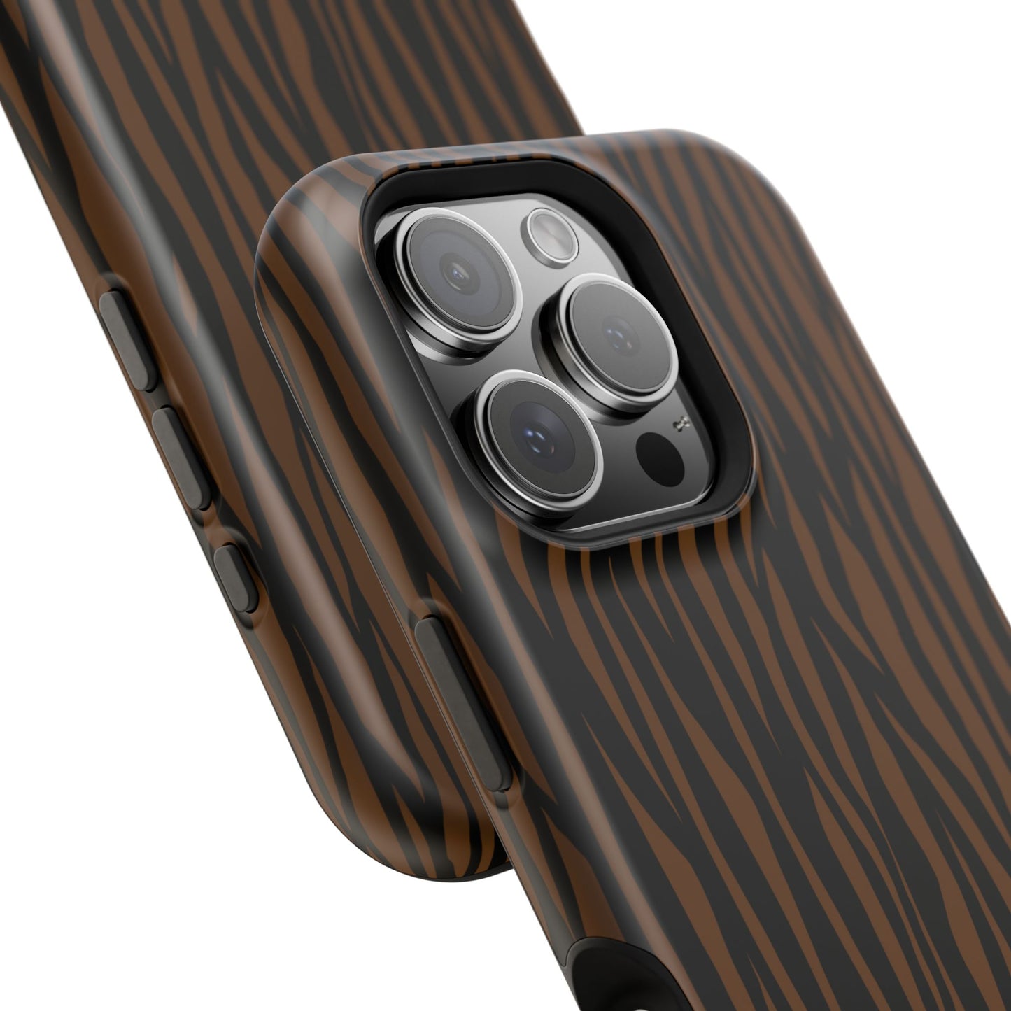 Stylish Magnetic Tough Phone Case - Bold Striped Design