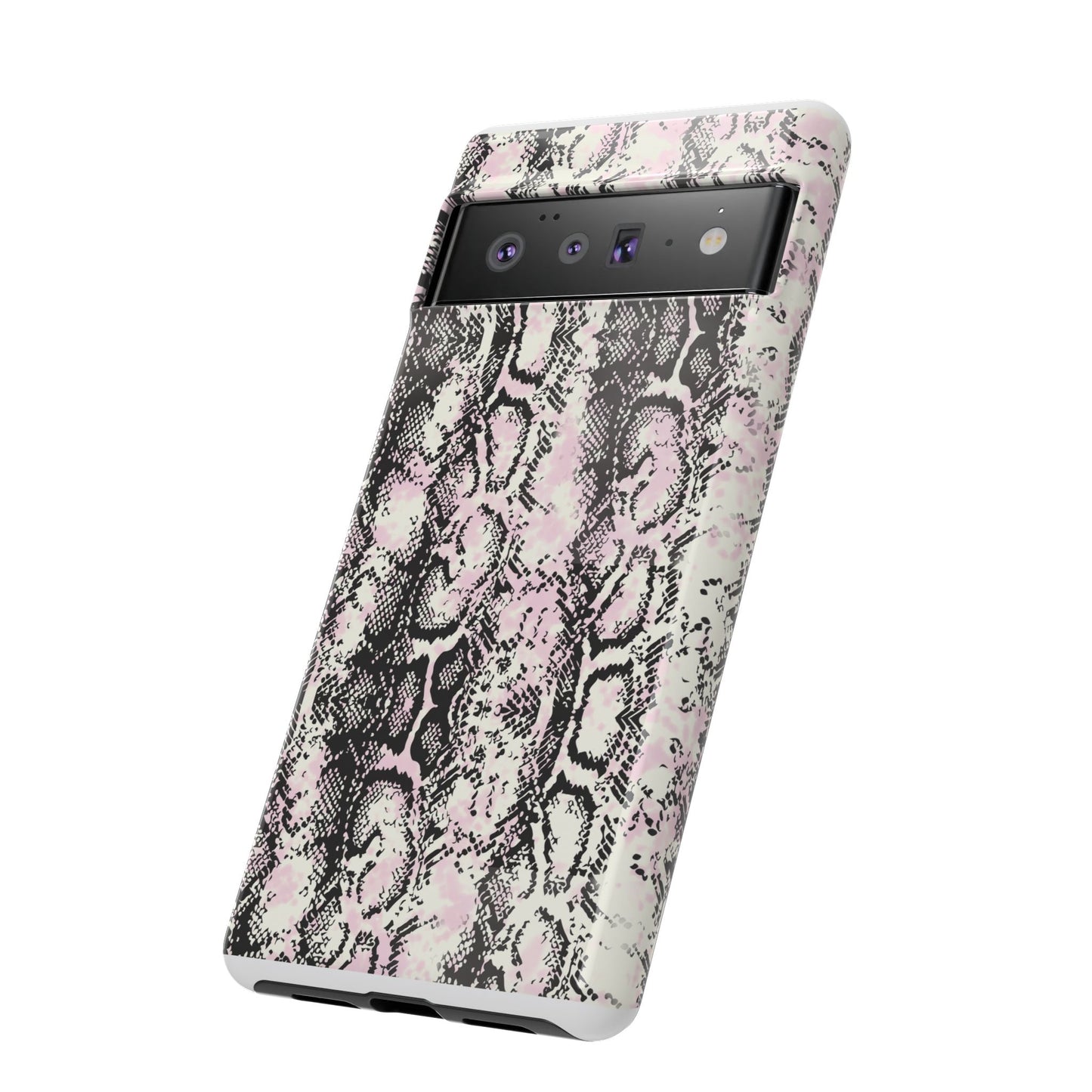 Stylish Snake Print Phone Case – Trendy Design, Tough Protection  Make a bold fashion statement while keeping your phone safe with this sleek and durable snake print case.