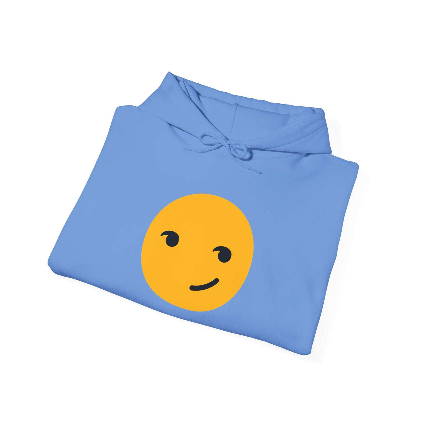 Smiley Face Unisex Heavy Blend Hooded Sweatshirt – Cozy & Playful Comfort for All Occasions