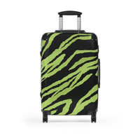 Vibrant Zebra Print Suitcase - Trendy Travel Luggage for Adventurers
