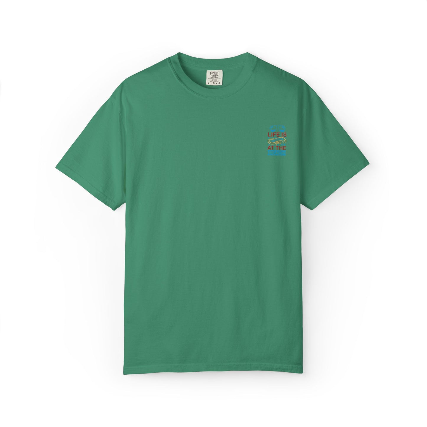 Beach Vibes Unisex Garment-Dyed T-Shirt - "Life is Better at the Beach"