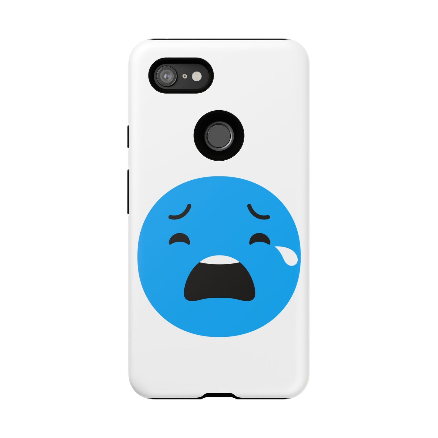 Funny Sad Face Phone Case - Tough and Stylish