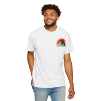 Ocean Sunset Orca Unisex T-Shirt - Relaxed, Vibrant Beach Vibes