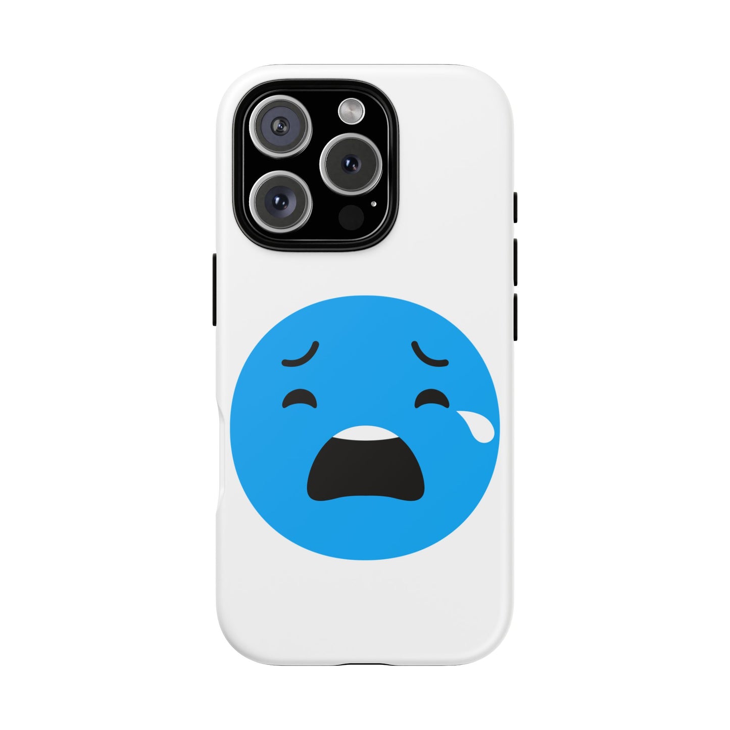 Funny Sad Face Phone Case - Tough and Stylish